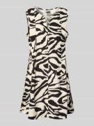 ICHI Minikleid aus Leinen-Viskose-Mix Modell 'LINNO' in Offwhite, Größ...