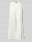 Windsor Slim Fit Culotte mit Bügelfalten in Offwhite, Größe 34