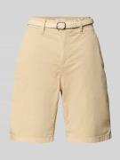 s.Oliver RED LABEL Regular Fit Bermudas aus Baumwoll-Mix in Sand, Größ...