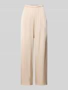 comma Wide Fit Hose mit elastischem Bund in Sand, Größe 34/32