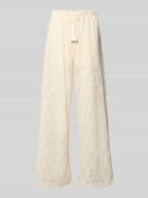 Vero Moda Regular Fit Weite Hose mit semitransparentem Besatz Modell '...