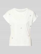 Christian Berg Woman T-Shirt mit Ziersteinbesatz und Rundhalsausschnit...