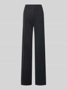 Jake*s Collection Hose aus Modal-Mix mit Längsnähten in Black, Größe L