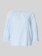 s.Oliver RED LABEL Relaxed Fit Bluse aus Baumwoll-Viskose-Mix in Hellb...