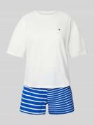 TOMMY HILFIGER Regular Fit Pyjama aus reiner Baumwolle in Bleu, Größe ...