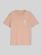 Tom Tailor Denim Regular Fit T-Shirt aus reiner Baumwolle in Orange, G...