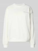 Marc O'Polo Denim Oversized Sweatshirt mit Rückenprint in Offwhite, Gr...