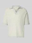 Drykorn Relaxed Fit Poloshirt mit V-Ausschnitt Modell 'LAURENZZO' in M...