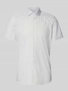 OLYMP Level Five Slim Fit Business-Hemd mit Blockstreifen und Kentkrag...