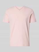 s.Oliver RED LABEL Regular Fit T-Shirt aus reiner Baumwolle in Rosa, G...
