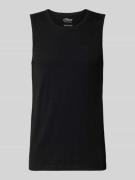 s.Oliver RED LABEL Regular Fit Tank Top aus reiner Baumwolle in Black,...