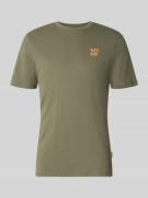 Blend T-Shirt mit Stitching Modell 'KAAN' in Oliv, Größe 3XL