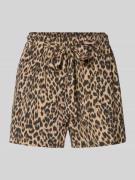 Only Loose Fit Bermudas aus reiner Viskose Modell 'NOVA' in Sand, Größ...