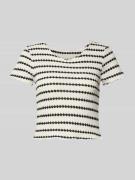 Only Slim Fit Crop Top mit mit Baumwoll-Anteil Modell 'EVA LIFE' in Ec...