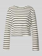 Only Relaxed Fit Langarmshirt mit Baumwoll-Anteil Modell 'EVA' in Offw...