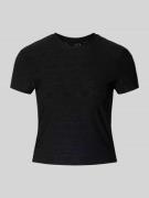 Only Relaxed Fit T-Shirt mit Ausbrenner-Effekt Model 'SMILLA' in Black...