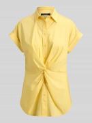 Lauren Ralph Lauren Regular Fit Bluse aus Baumwoll-Mix in GELB, Größe ...