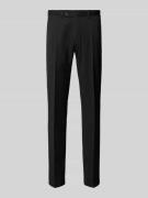 DIGEL Slim Fit Anzughose mit Bügelfalten Modell 'Move Apollo' in Black...