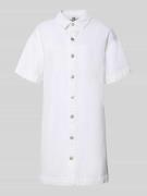 Pieces Loose Fit Jeanskleid aus Baumwoll-Mix Modell 'SKY' in Weiss, Gr...