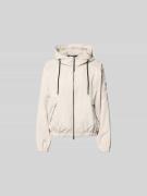 Moose Knuckles Jacke mit Zweiwege-Reißverschluss in Ecru, Größe L