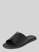 Tamaris Pantoletten aus echtem Leder in Black, Größe 36