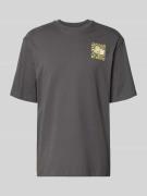 The North Face Oversized T-Shirt mit Logo-Print in Anthrazit, Größe L