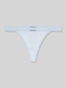 TOMMY HILFIGER String aus Baumwoll-Mix mit Logo Detail in Hellblau, Gr...