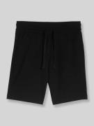 Tom Tailor Denim Regular Fit Sweatshorts aus Baumwoll-Mix in Black, Gr...