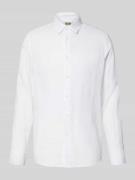 Drykorn Slim Fit Freizeithemd aus Leinen-Baumwoll-Mix Modell 'RAMIS' i...