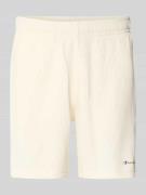 CHAMPION Shorts mit Strukturmuster und elastischem Bund in Offwhite, G...