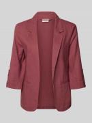 Only Relaxed Fit Blazer aus Viskose-Leinen-Mix Modell 'GOA' in Mauve, ...