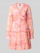 Vero Moda Regular Fit Sommerkleid aus Chiffon Modell 'SMILLA' in Pink,...