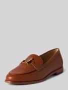 Lauren Ralph Lauren Loafer aus echtem Leder mit Logo-Applikation Model...