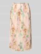 ZABAIONE Midirock mit Plisseefalten Modell 'Ki44anii' in Beige, Größe ...