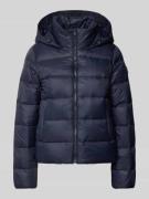 Tommy Hilfiger Daunenjacke mit Stehkragen in Dunkelblau, Größe XXXL