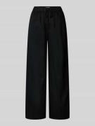 Tommy Hilfiger Loose Fit Weite Hose aus reinem Leinen in BLACK, Größe ...