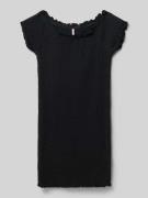 Only Enganliegend Freizeitkleid aus Baumwoll-Mix Modell 'JOJO' in Blac...