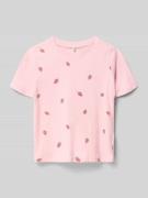 Only Regular Fit T-Shirt aus reiner Baumwolle Modell 'BEATE' in Hellro...