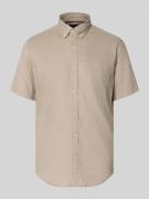 camel active Regular Fit Freizeithemd mit Button-Down-Kragen in Beige,...