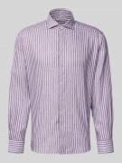 ETERNA Regular Fit Business-Hemd mit Kentkragen in Aubergine, Größe 39