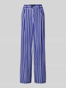 Marc Cain Hose aus Viskose im Allover-Look in Royal, Größe 34