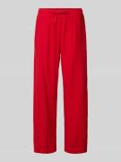 FREE/QUENT Wide Leg Pants aus Leinen-Mix mit elastischem Bund Modell '...