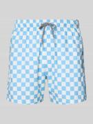 BOARDIES Badehose im Allover-Look Modell 'Liffy Check' in Petrol, Größ...