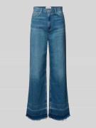 Samsøe Samsøe Flared Cut Jeans mit Fransen Modell 'REBECCA' in Blau, G...