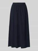 Soyaconcept Maxirock aus reiner Baumwolle Modell 'CISSIE' in Marine, G...