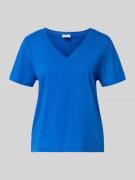 s.Oliver RED LABEL Relaxed Fit T-Shirt aus reiner Baumwolle in Royal, ...