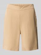 Marc O'Polo Straight Fit Shorts und Leinen-Anteil in Sand, Größe 34