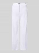 Cambio Chino aus Leinen-Mix mit Bügelfalte Modell 'CALIFORNIA' in Weis...