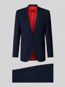 HUGO Super Slim Fit Anzug aus Woll-Mix Modell 'ARTI/HESTEN' in Marine,...