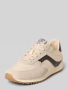 Gant Sneaker aus Leder-Mix mit Logo-Detail Modell 'Beja' in Beige, Grö...